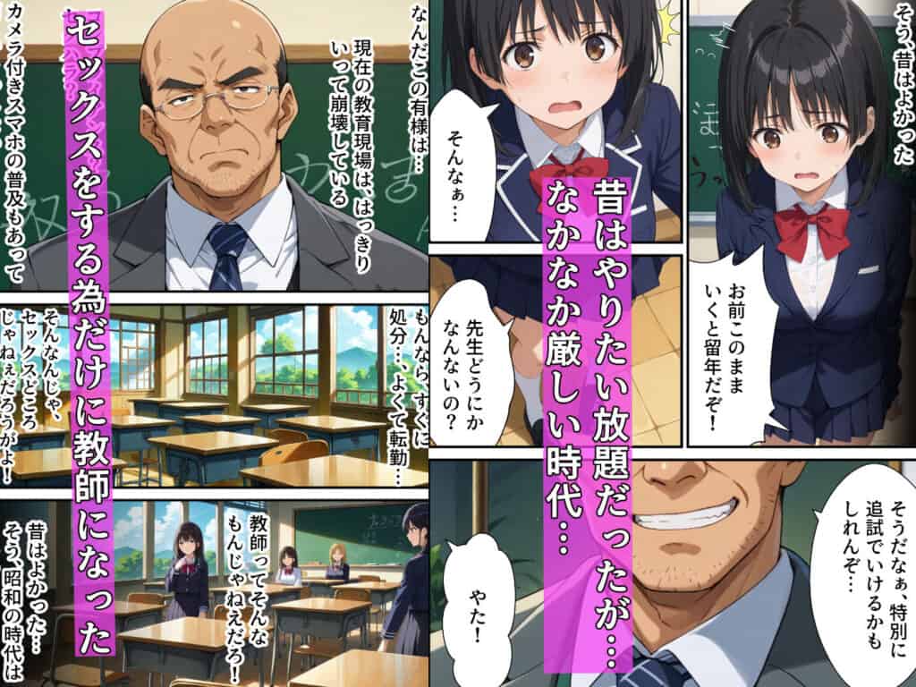 ヤリチン教師の餌食になる発情期ヒロインズ〜閃光のア〇ナ全裸健康診断〜1えろエロ同人誌漫画 (1)