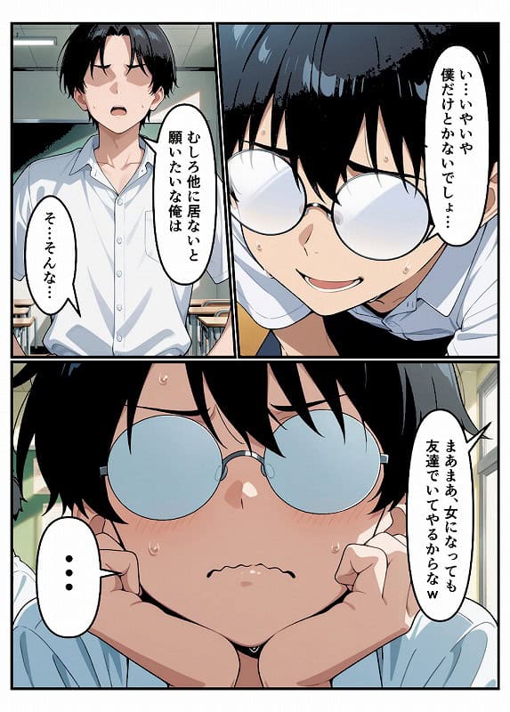 性転換希望調査に僕だけ希望するで出した結果、本当に女の子になってしまった話 モザイク版_page_3_a