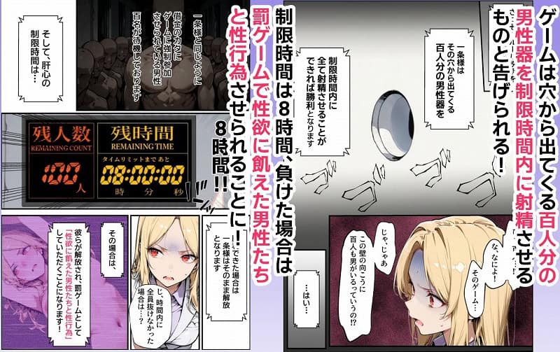 ホス狂い女社長、おち〇ぽ100本抜かないと出られない部屋、全員抜くまで帰れません！ (9)