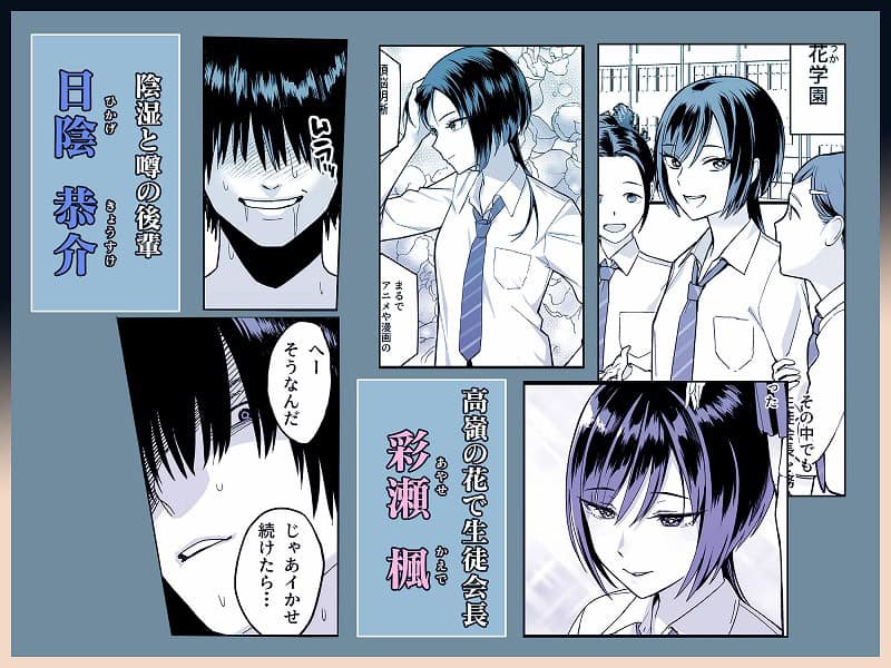 陰キャな俺だけが知っている生徒会長の裏側。 隠れ巨乳の先輩が快楽に屈服して堕ちるまで1